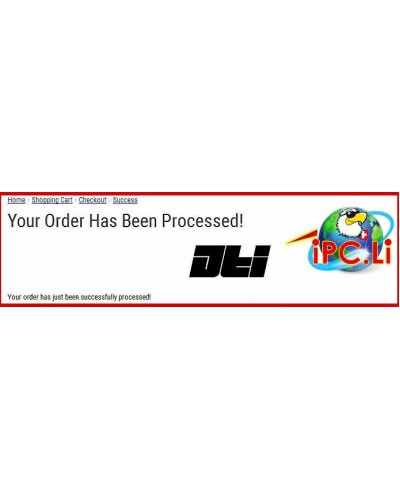 Order Success Image on Page